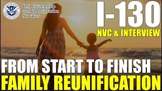 Family Immigration Process from START to FINISH (USCIS, NVC & Immigrant Visa Interview)