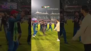 Rashid Khan vs Irfan Pathan celebration  after winning the match