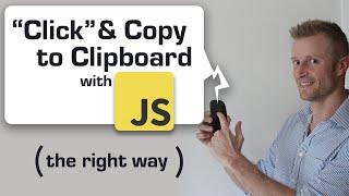 Click and Copy to Clipboard with Javascript
