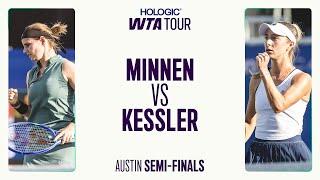 Greet Minnen vs. McCartney Kessler | Austin 2025 Semifinal | WTA Match Highlights