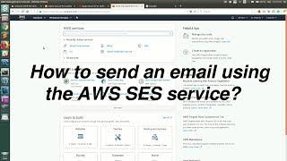 How to send an email using the AWS SES service?