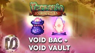 VOID BAG & VOID VAULT - Terraria 1.4 Journey's End - How To Craft Void Bag & Vault - TELEPORT ITEMS!