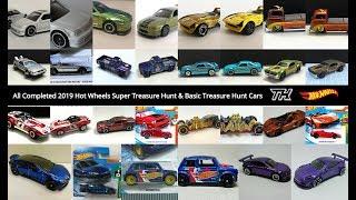 All Complete 2019 Hot Wheels Super Treasure Hunts VS Basic Treasure Hunts
