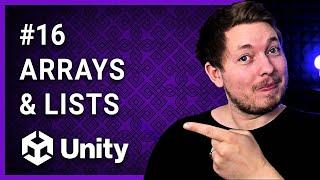 #16 | ARRAYS & LISTS IN UNITY  | Unity For Beginners | Unity Tutorial