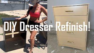 DIY Dresser Makeover For Less Than $100!