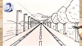 Comment dessiner une rue en perspective