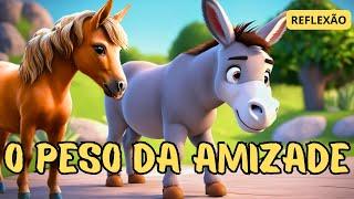 O Burro e o Cavalo - Quanto Vale uma Amizade? | Uma REFLEXÃO para sua Vida!