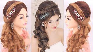 Indian bridal hairstyle tutorial l kashees hairstyles l engagement look l elegant wedding hairstyles