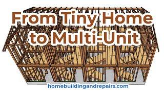 Building A Four Unit Tiny Home Apartment Building - Soundproofing, Foundations and Framing Tips