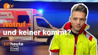 Kann der Rettungsdienst noch gerettet werden? Ein Sanitäter berichtet bei ZDFheute live