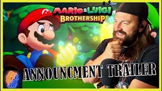 BEEN TOO LONG!! | Mario & Luigi: Brothership – Announcement Trailer – Nintendo Switch | REACTION