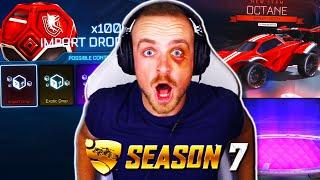 *OMG* OPENING 100 IMPORT DROPS IN ROCKET LEAGUE! | IMPORTS, EXOTICS & BLACK MARKETS ONLY!