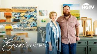 Designing a Professional Art Studio | Erin'spired | HGTV