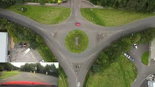 NEWHAILES ROUNDABOUT - 2ND EXIT TOWARDS MUSSELBURGH