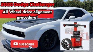 How to do alignment on a 2008-2020 Dodge Challenger. (Challenger R/T Scat Pack)