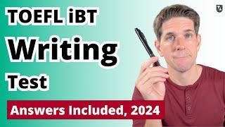 TOEFL iBT Writing Practice Test With Answers (2024)