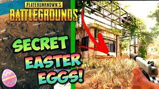PUBG ALL SECRET EASTER EGGS REVEALED! - PlayerUnknownsBattlegrounds Hidden Secrets