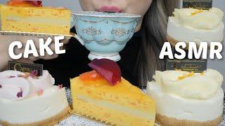 CAKE ASMR *NEW YORK Cheese Cakes Mango, Lychee Rose with Grapefruit Mango Cake NO Talking | N.E