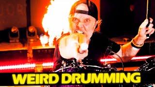 LARS ULRICH WEIRD DRUMMING TWITCH DURING ENTER SANDMAN LIVE #METALLICA (2022)