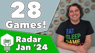 Games Radar Jan '24 - 28 Games Discussed!