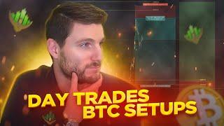 BIG BITCOIN WARNING!  Live trading setups