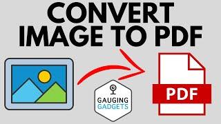 How to Convert Image to PDF - Convert Photo to PDF File