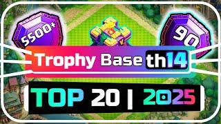 TH14 TROPHY BASE! Top 20 Town Hall 14 Base Legend 2025