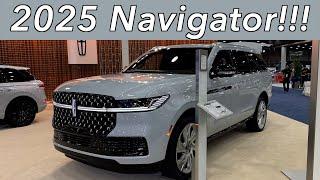 An Early Close Look at the New, 2025 Lincoln Navigator! Mega Interior, 24-in Wheels!