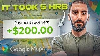 I Tried Making $200/Day With Google Maps - Make Money Online