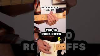 Top 10 Riffs de Rock Guitar Mas Grandiosos (Que debes saber tocar)