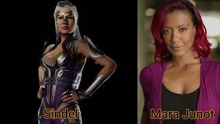 Character and Voice Actor -  Mortal Kombat 1 - Sindel - Mara Junot