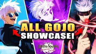 EVERY SATORU GOJO SHOWCASE in Jujutsu Kaisen Phantom Parade!