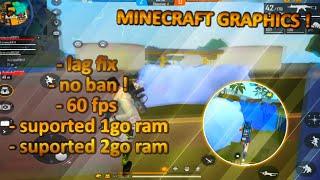 Minecraft graphics in free fire ultra low graphics config free fire potato graphic 