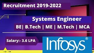 INFOSYS Off Campus Drive For 2022 Batch | Infosys Recruitment 2021 | Infosys Hiring 2020 2019 Batch