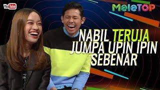 Nabil teruja dapat  jumpa dan dengar suara Upin & Ipin yang sebenar |MeleTOP | Keris Siamang Tunggal