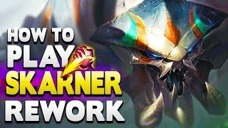 How to play the NEW REWORK SKARNER - Jungle Guide - Season 2024 League of Legends