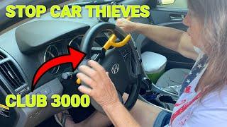 Club 3000 Steering Wheel Lock ~ Not Today Thief!