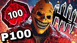 I FINALLY Reached P100 On Trapper.. | Dead by Daylight