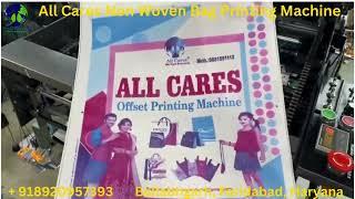 Non Woven Bag Printing Machine Manufacturer in India