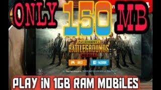 [In 1 GB RAM Phone]HOW TO DOWNLOAD OFFICIAL PUBG GAME IN 1GB RAM MOBILE|| FIX LAG in PUBG||