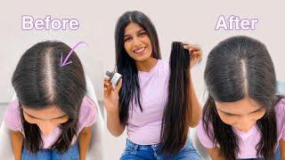 Wide Parting/ Hair Thinning Solution | Hair Powder & Invisible Side Patches | Hair Extensions India