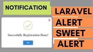 How to Alert Message in Laravel | Sweet Alert