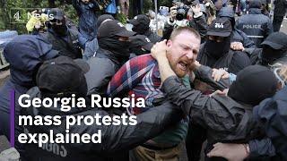 Georgia protests: violent clashes ahead of ‘Russia bill’ vote