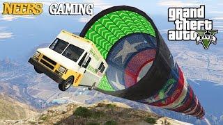 GTA 5 MODS - NEW ULTIMATE STUNT JUMP!!! (Grand Theft Auto Gameplay Video)