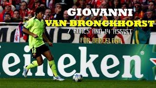 Giovanni Van Bronckhorst All 21 Goals & Assists For Barcelona