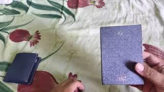 UNBOXING C SECURE ITALIAN LEATHER RFID WALLET WITH COIN POUCH NERO