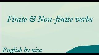 Finite & Non- finite Verbs
