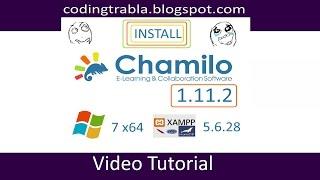 Install ChamiloLMS 1.11.2 on Windows 7 localhost XAMPP 5.6.28 - opensource PHP LMS E-Learning byAO