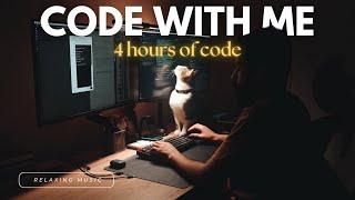 Code And Study With Me - 4 HOURS Relaxing Music - Focus Coding ⌨️