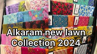 Alkaram new lawn collection 2024/ALKARAM lawn 2024